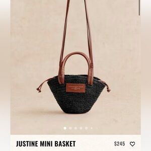 Sezane Justine mini basket